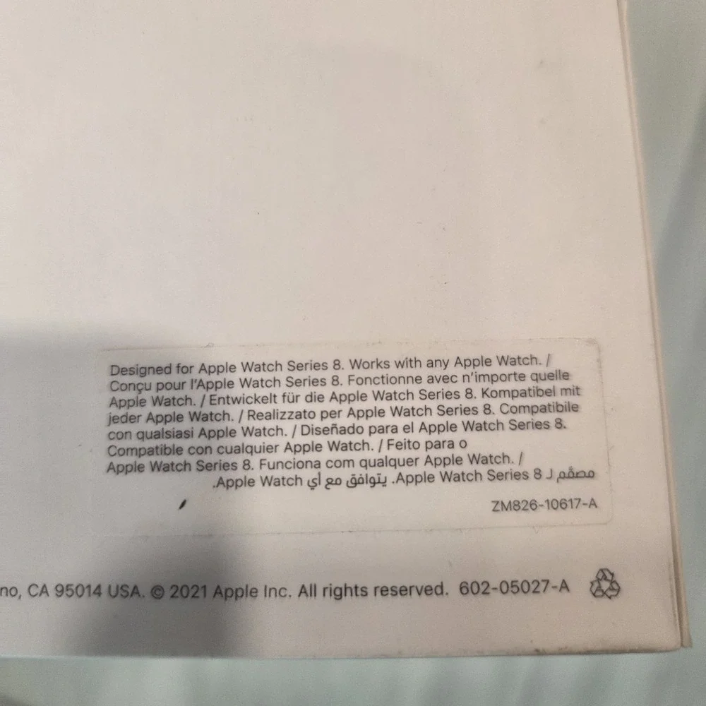 Apple Watch Midnight Sport Band 45MM M/L NEW